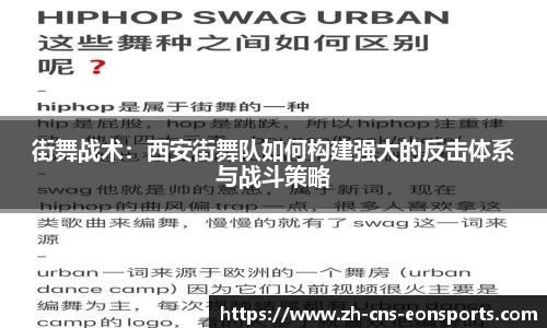 街舞战术:西安街舞队如何构建强大的反击体系与战斗策略
